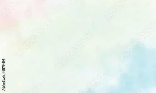 vector soft blue abstract watercolor background