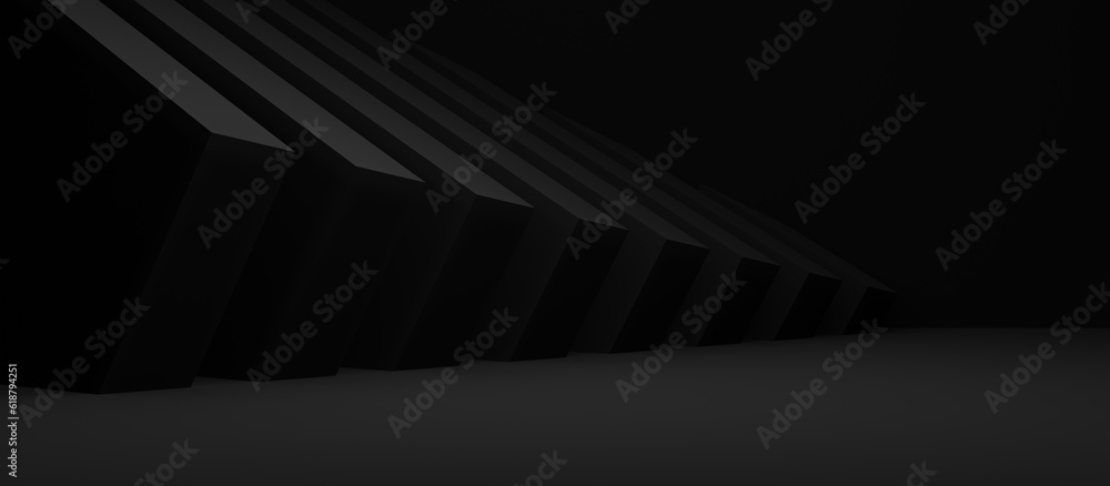 3D dark geometric background 3D dark geometric background