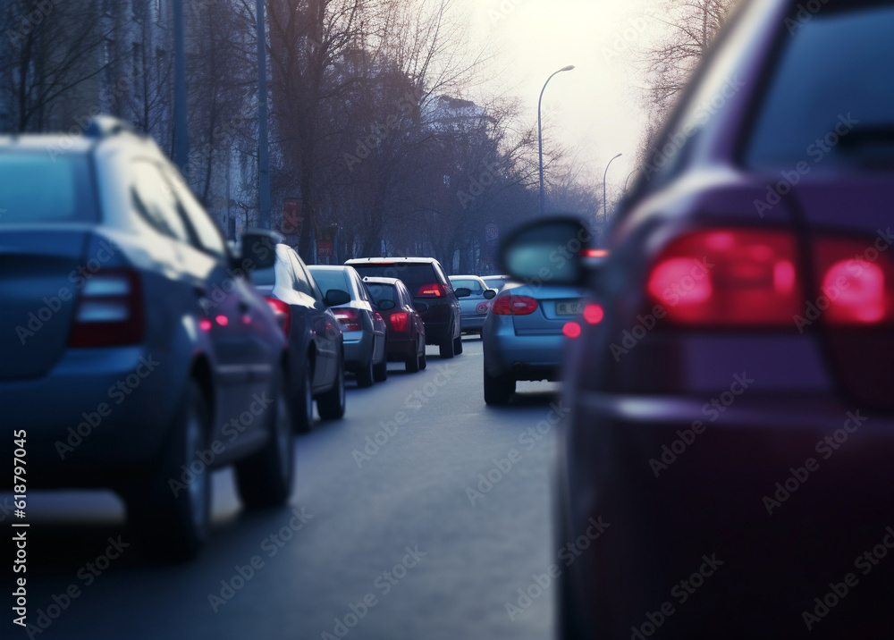 traffic in the city traffic in the city