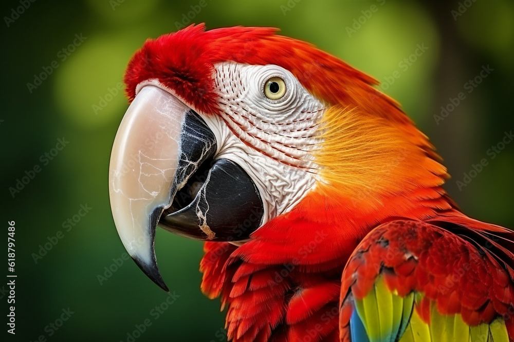 Naklejka premium Parrot