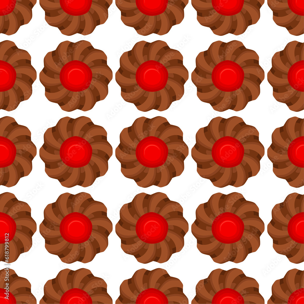 Pattern homemade cookie different taste in pastry biscuit Pattern homemade cookie different taste in pastry biscuit