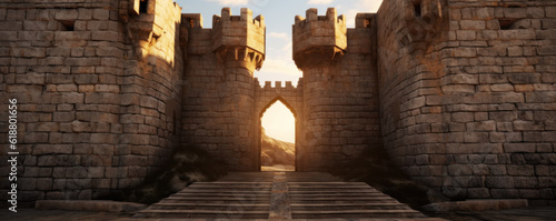 Fotografia Entrance to the kingdom, or gated city