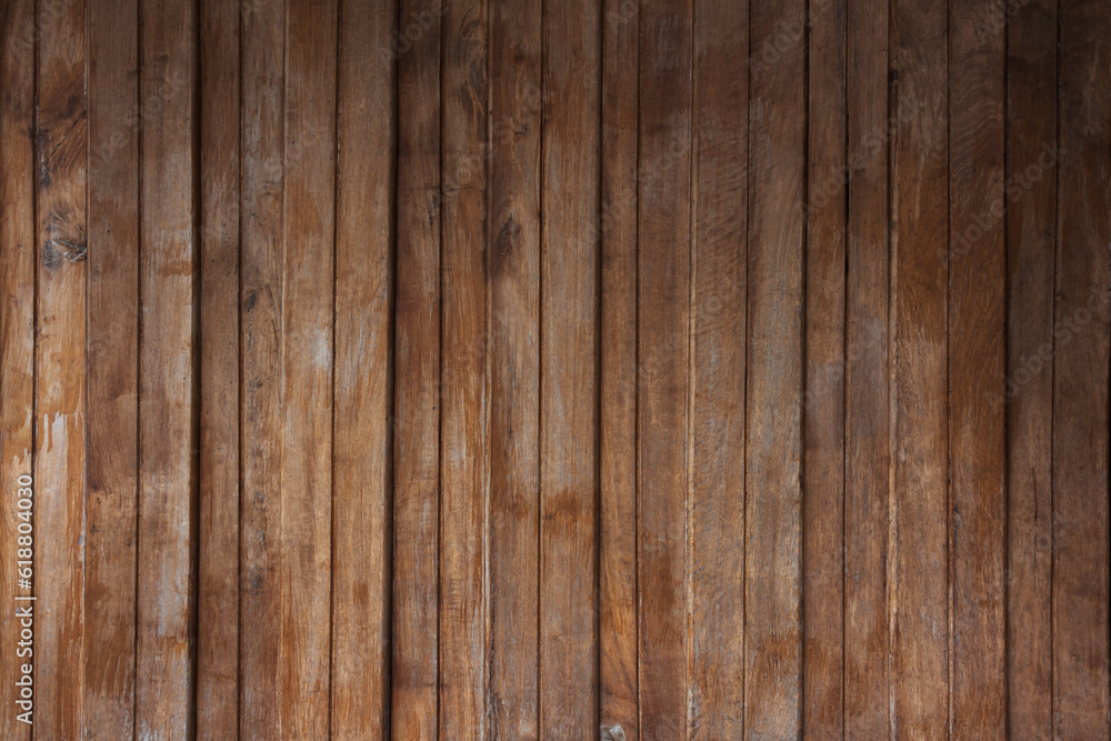 Fototapeta premium Grunge wood panel vertical with empty space for background.