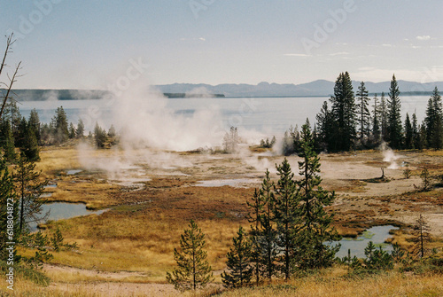 Viaje al parque de Yellowstone en Estados Unidos, fotos analógicas disparadas con una Canon A1 y film kodak gold 200