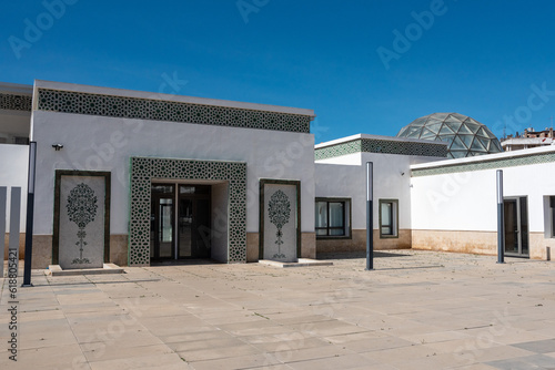 Abandoned Art Deco house, the former Music institute in downtown Rabat in Morocco