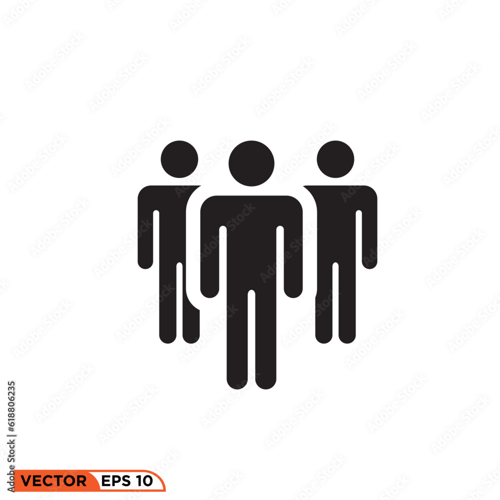 Icon vector graphic of stickman Icon vector graphic of stickman