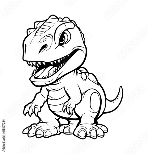 dinosaur coloring page - Coloring book for kids