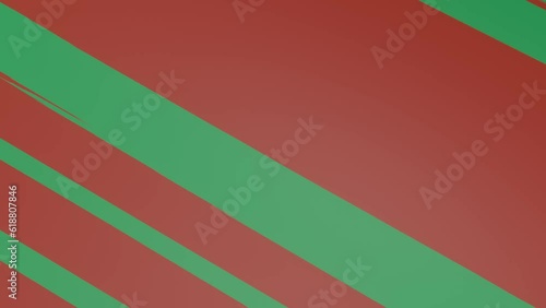 Glitchy Gradient Animation. Loopable Background. Red, Green