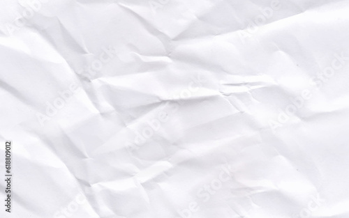 Clean white paper, wrinkled, abstract background. White creased paper background texture. Vector illustrator.