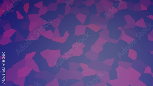 Fast Patchy Pattern Psychedelic Multi-colored Gradient Animation. Loopable Background. Red, Blue