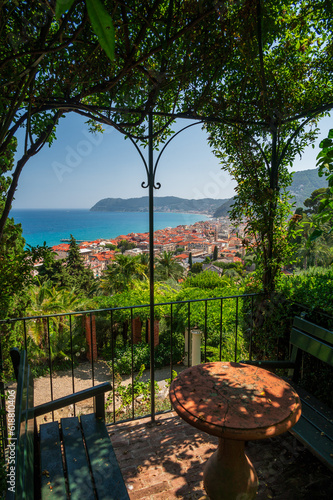 View over the city of Alassio