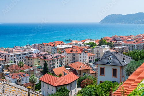 View over the city of Alassio