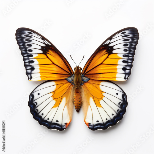 Eighty eight butterfly (Diaethria clymena). Generative ai. photo