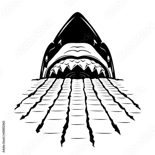 Great White Shark, Ripping Massive Bite