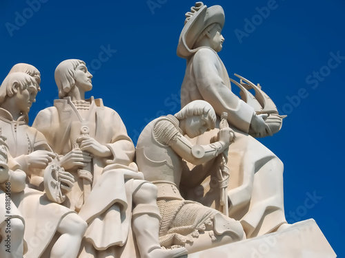 Monument of the Discoveries or Padrão dos Descobrimentos in Lisbon Portugal