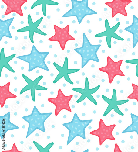 seamless pattern with stars