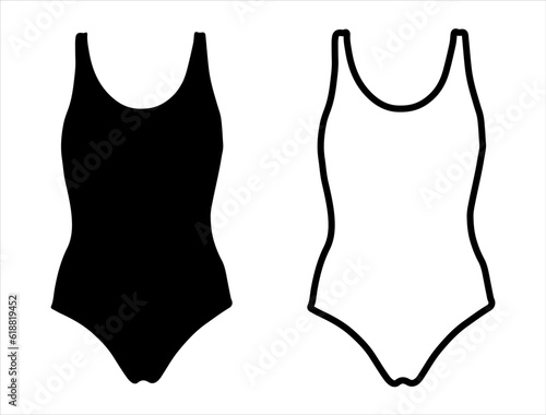 Set of Leotard silhouette