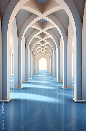 arches blue floor