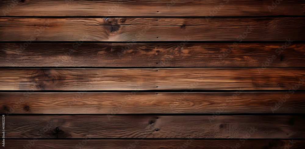 Naklejka premium Wood Texture Background Generative AI