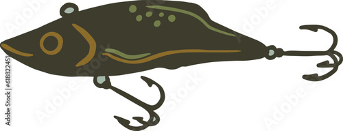 Fly Fishing Lure Illustration Vector