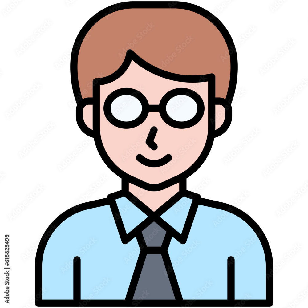 Teacher icon, High school related vector illustration