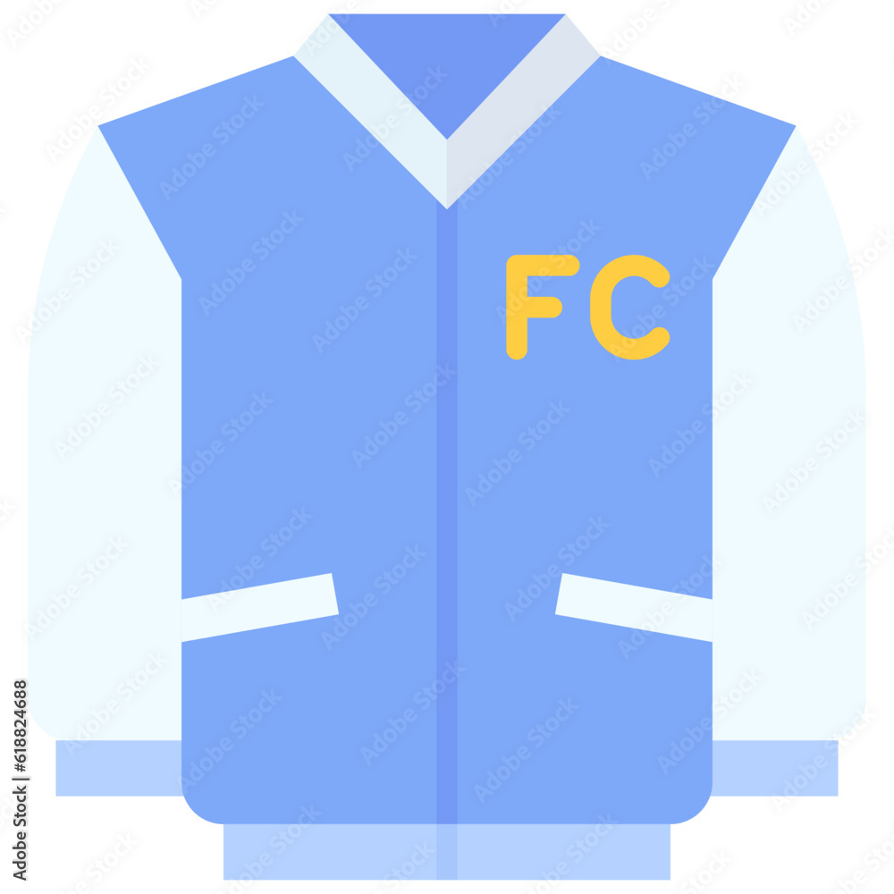 Jacket icon, High school related vector illustration Jacket icon, High school related vector illustration