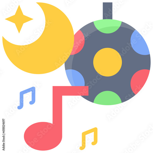 Prom icon, High school related vector illustration