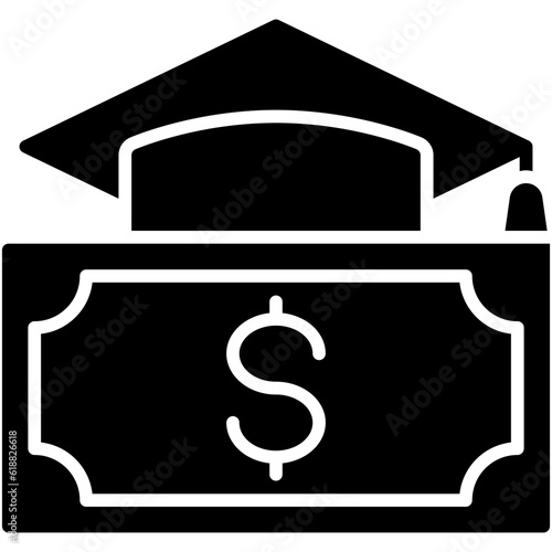 Tuition icon, High school related vector illustration