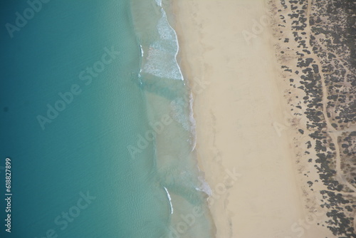 Dream Beach of Santa Mónica on Boa Vista Island in Cape Verde