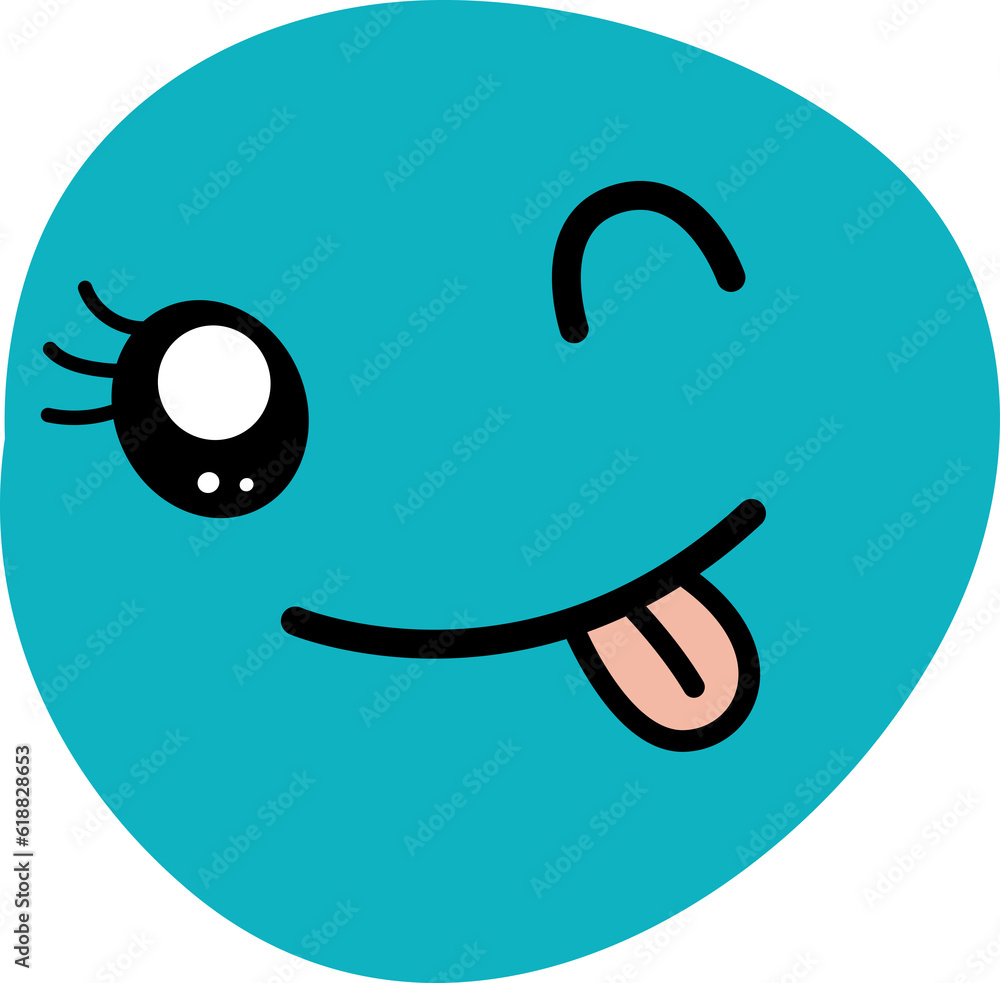 Obraz premium Colors theory character for kids