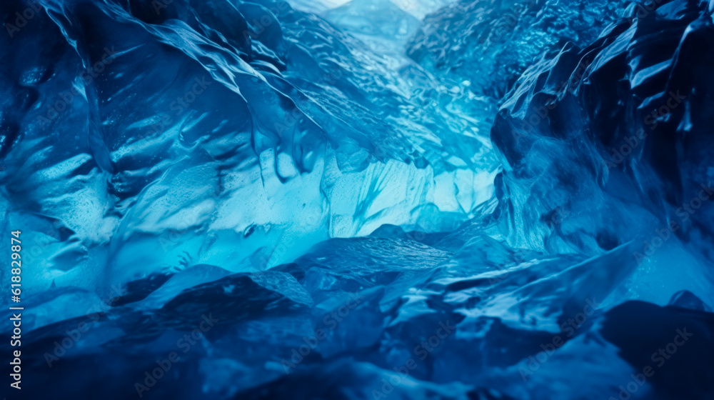 Glacial Melt concept background with empty space for text Glacial Melt concept background with empty space for text