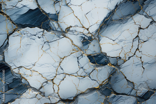 Marble Texture With Veins And Intricate Patterns. Generative AI
