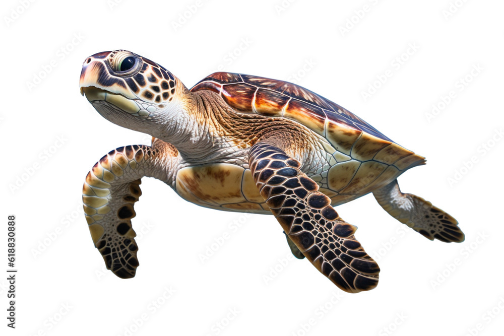 Obraz premium Isolated sea turtle
