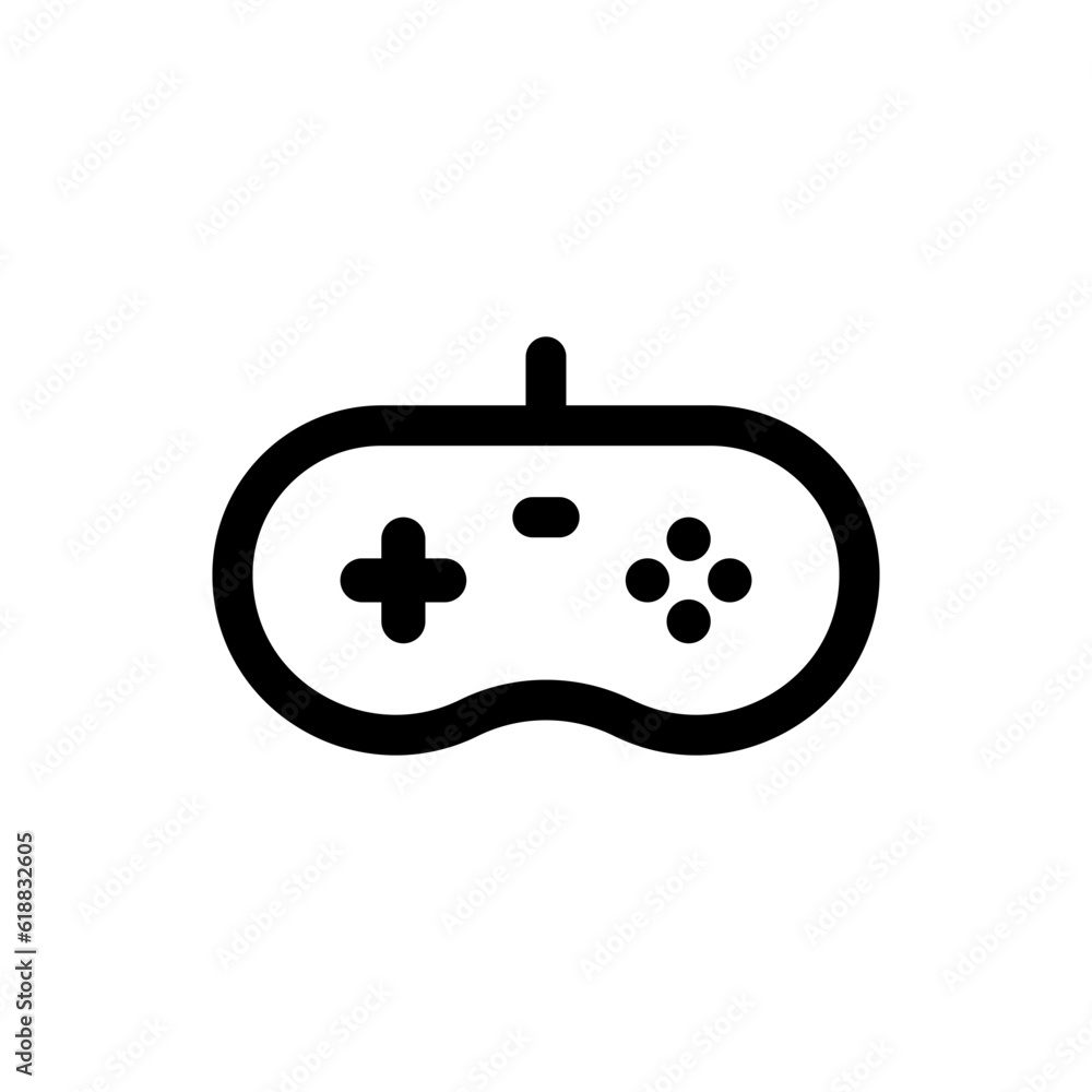 Simple Game Controller icon. The icon can be used for websites, print templates, presentation templates, illustrations, etc Simple Game Controller icon. The icon can be used for websites, print templates, presentation templates, illustrations, etc
