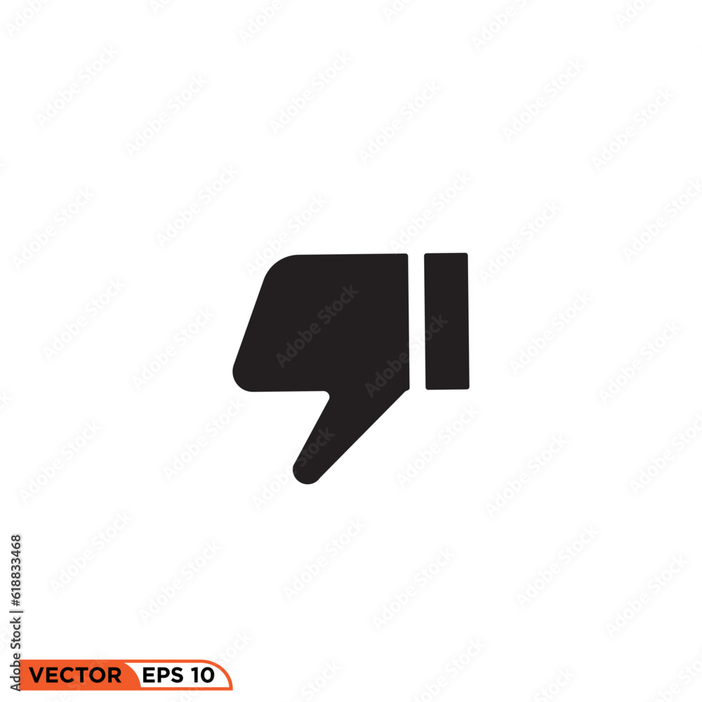 Thumb icon vector graphic of template Thumb icon vector graphic of template