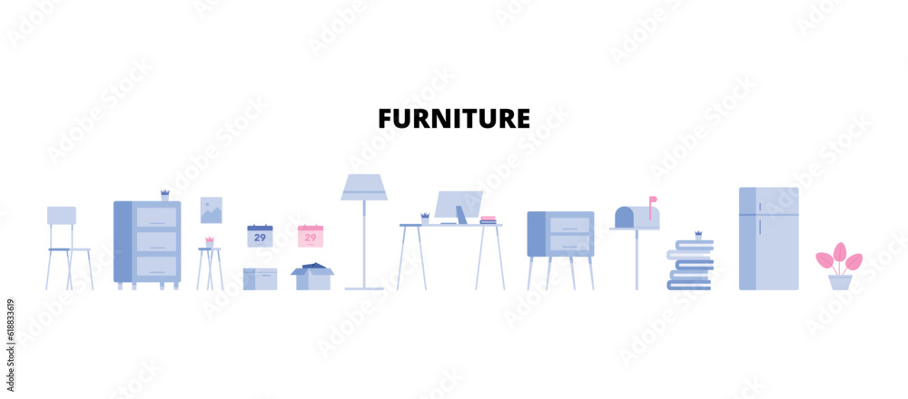 furniture vector illustration