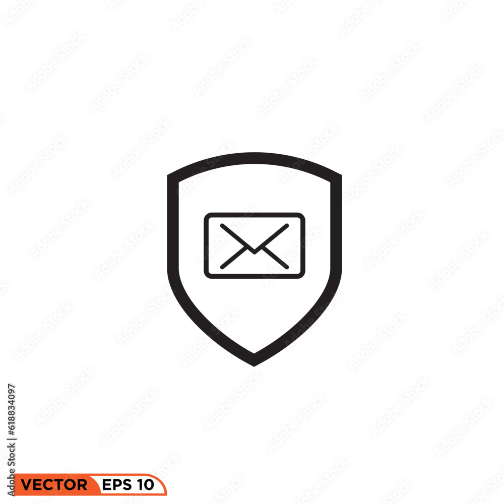 Mail icon vector graphic of template Mail icon vector graphic of template