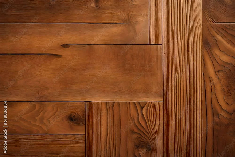 Brown Wood Texture Background. Wooden Planks Old Table top-view and board nature pattern decoration Generative AI Brown Wood Texture Background. Wooden Planks Old Table top-view and board nature pattern decoration Generative AI