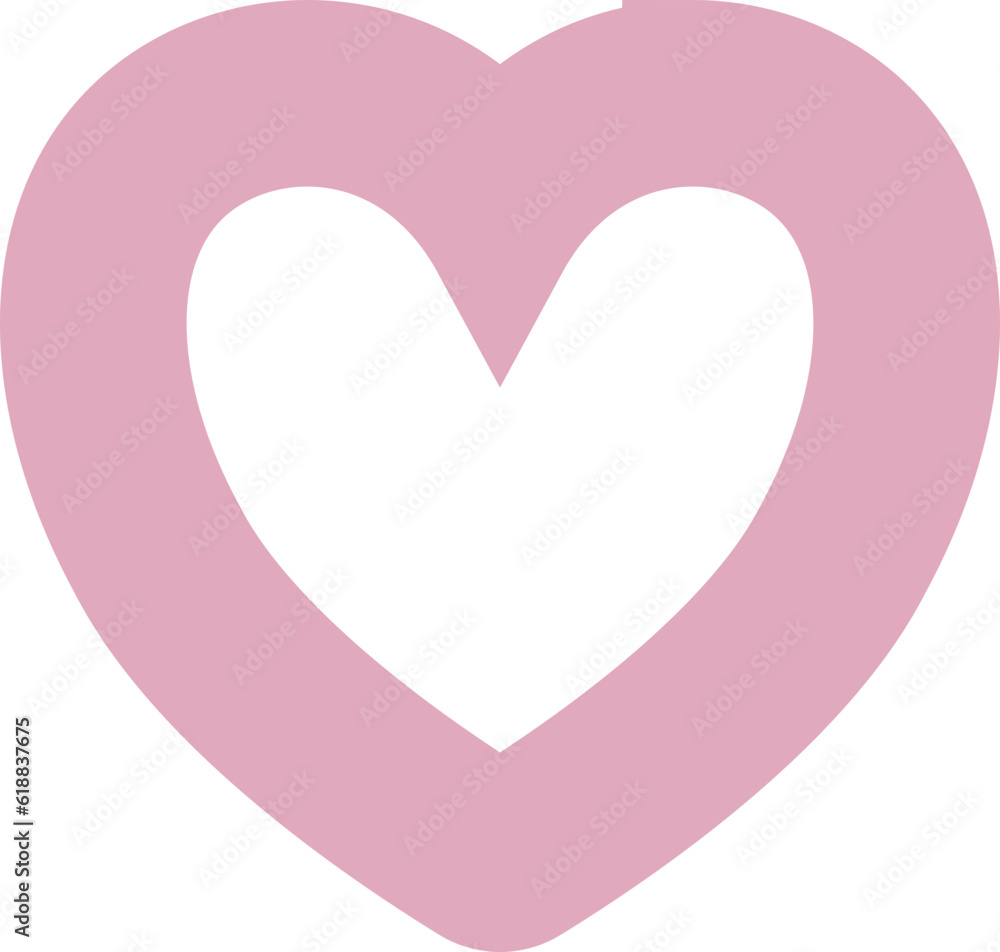 cute kawaii pink heart shape element decoration cute kawaii pink heart shape element decoration