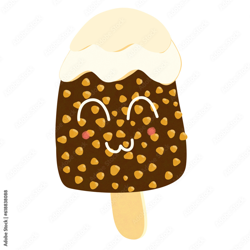 Chocolate and Nuts ice cream bar Chocolate and Nuts ice cream bar