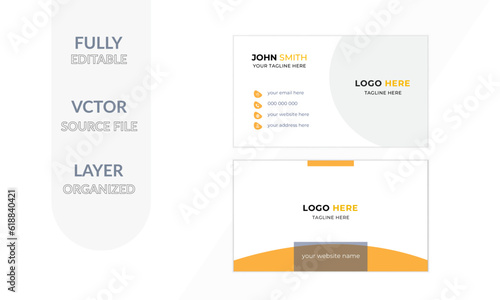Professional Vector Business Card Design || Visiting Crad Design 