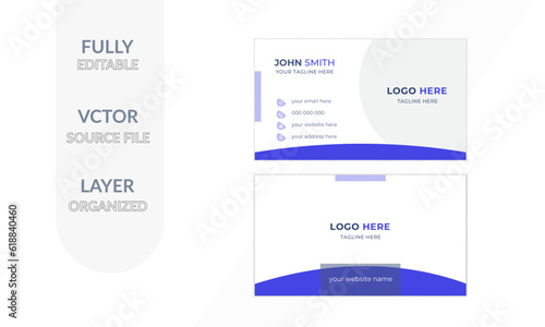 Professional Vector Business Card Design || Visiting Crad Design 