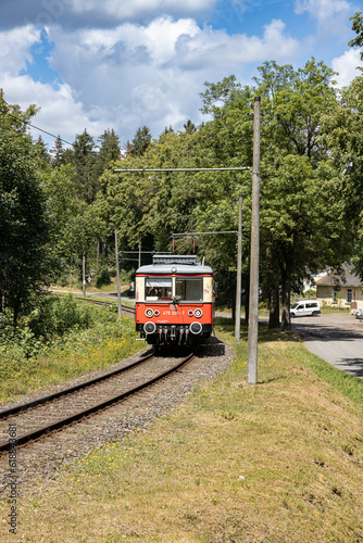 Flat section of the Oberweißbach mountain railway