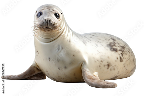 Seal, Transparent background. generative AI