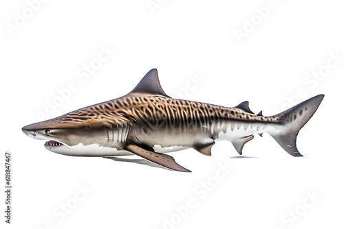 shark, Transparent background. generative AI