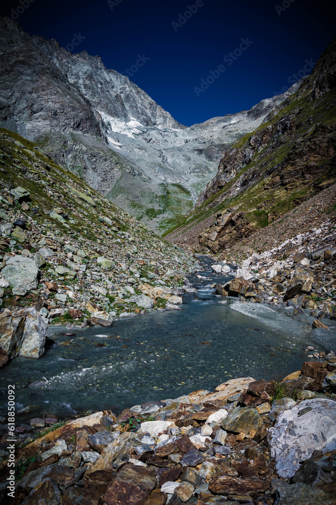 creek climbing to nacamuli hut in aosta valley creek climbing to nacamuli hut in aosta valley
