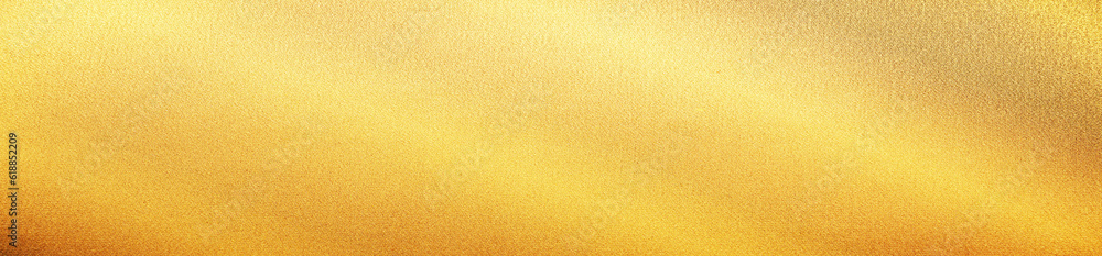 Light brown orange gold yellow silk satin. Color gradient. Golden luxury elegant abstract background. Shiny, shimmer. Curtain. Drapery. Fabric, cloth texture. Web banner. Wide. Panoramic.