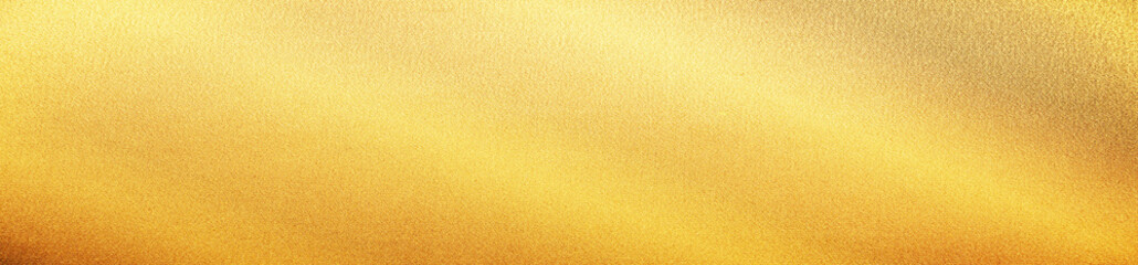 Light brown orange gold yellow silk satin. Color gradient. Golden luxury elegant abstract background. Shiny, shimmer. Curtain. Drapery. Fabric, cloth texture. Web banner. Wide. Panoramic. 