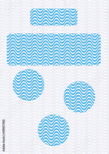 Layout Kurzwelle blau