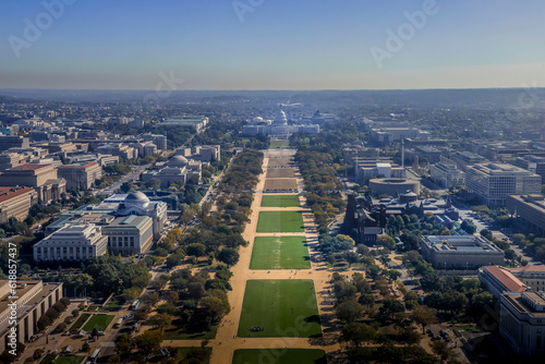 Aerial View of The Capitol Building. Washington D.C (ID: 618857437)